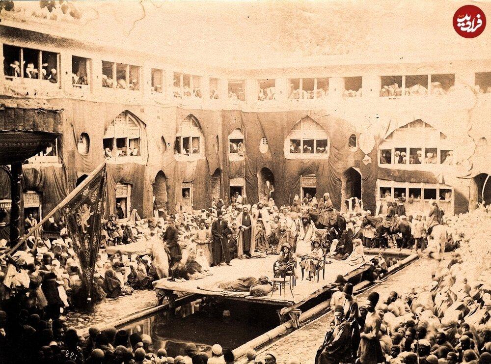 عکس زیرزمینی قدیمی ترین تظاهرات صد سال پیش در ایران در دوره قاجار