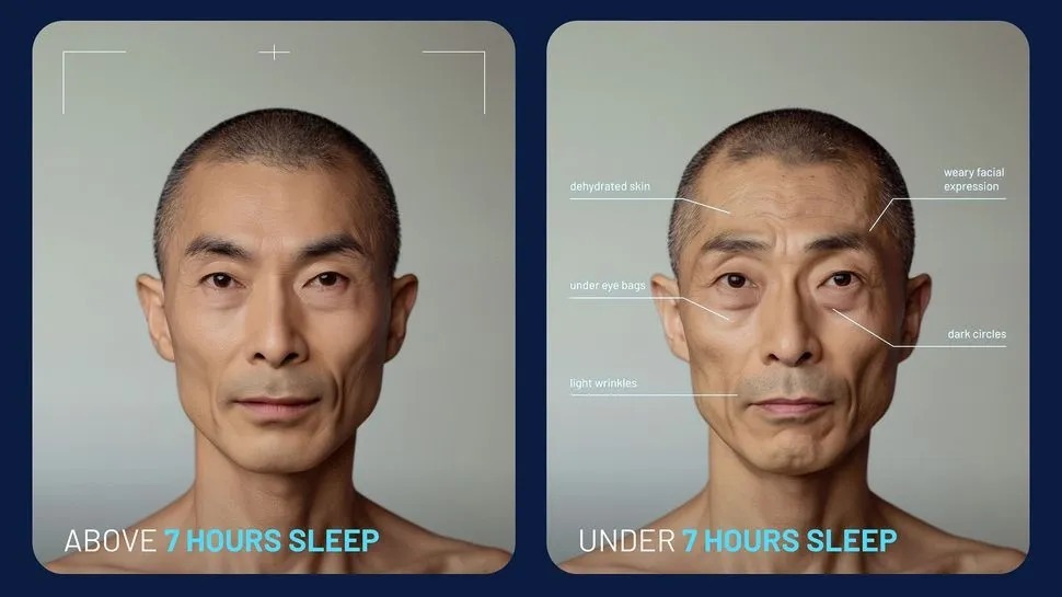 اگر 7 ساعت در شبانه روز نخوابید چه اتفاقی برای صورت شما می افتد؟