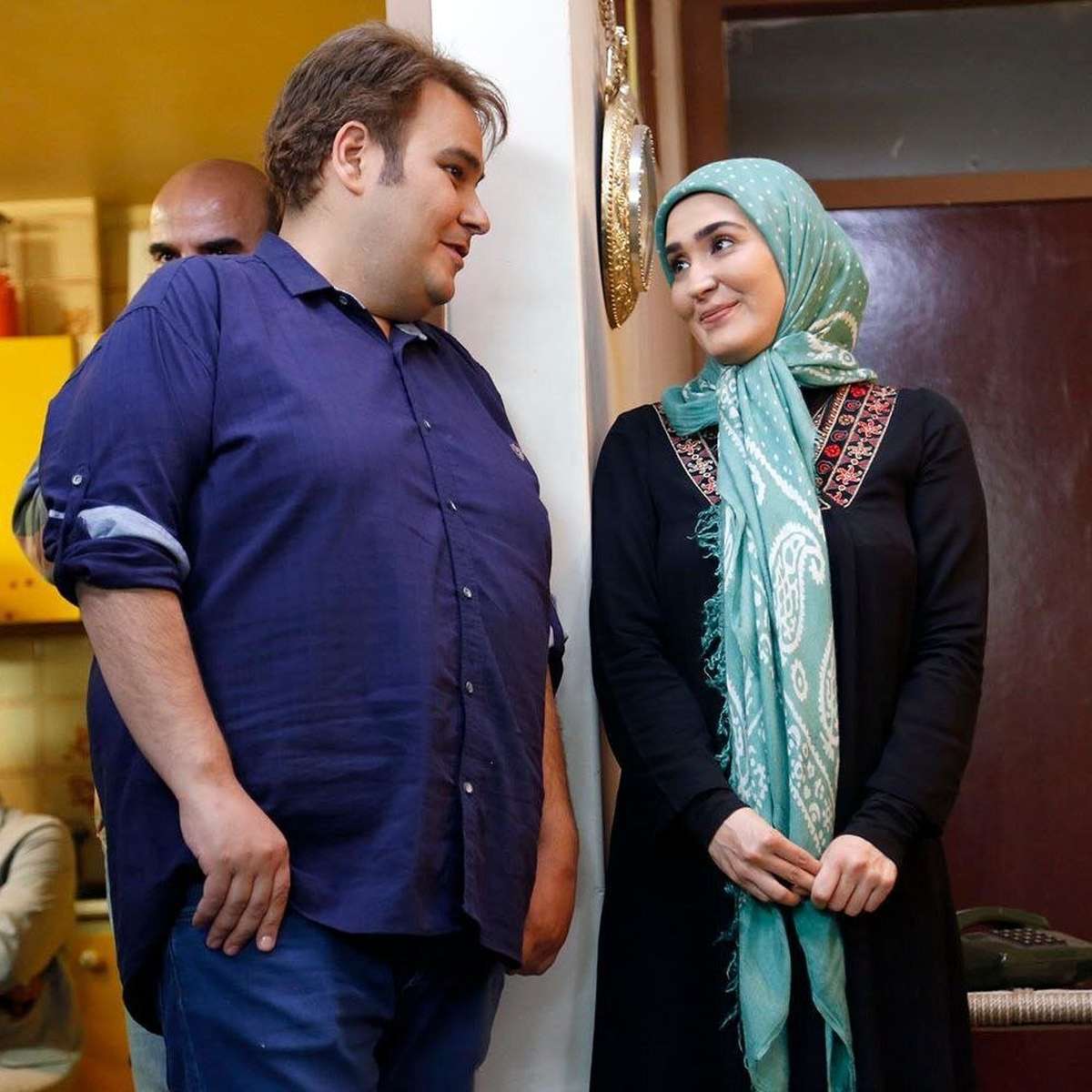عکس غمگین رضا داوودنژاد و زهرا فکور صبور در کنار هم; دو بازیگری که در 43 سالگی درگذشت
