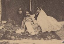ناصرالدین شاه با دستیارانش در حرمسرا + عکس زیرزمینی و دیده نشده